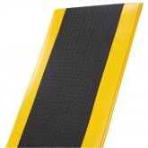 Crown Wear-Bond Comfort-King Pebble Surface Dry Area Anti-Fatigue Mat - 2' x 75', Black/Yellow